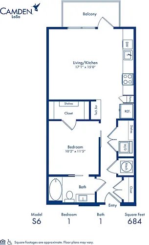 Floor plan S6