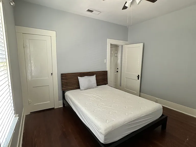 Bedroom with plenty of space (queen size bed not included in rental)