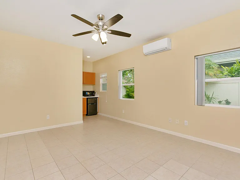 Inside the studio or in-law suite.