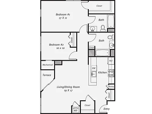 Floor plan B16