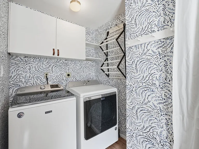 Dedicated 2nd Floor laundry room with full-size washer and dryer