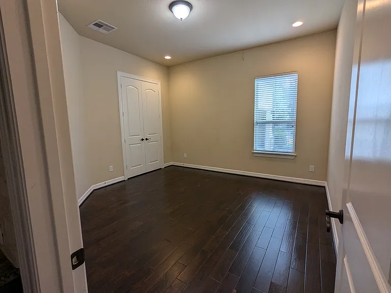 Study with refinished floor