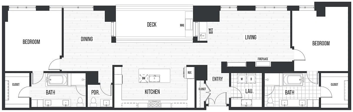 Floor plan Penthouse 2803