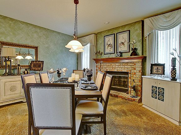 sunken dining room