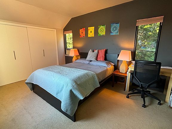 Master bedroom with on-suite bathroom with double sink. Newly done closet with LED light.