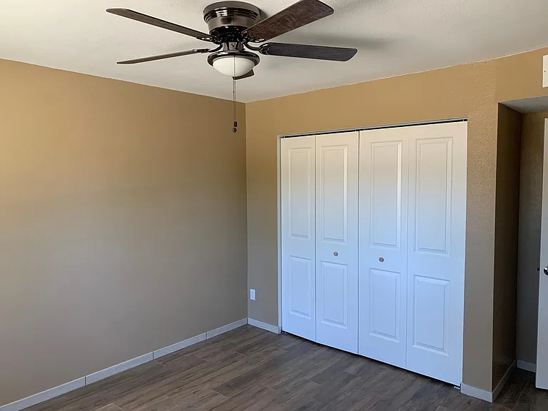 Master - all bedrooms have fans!
