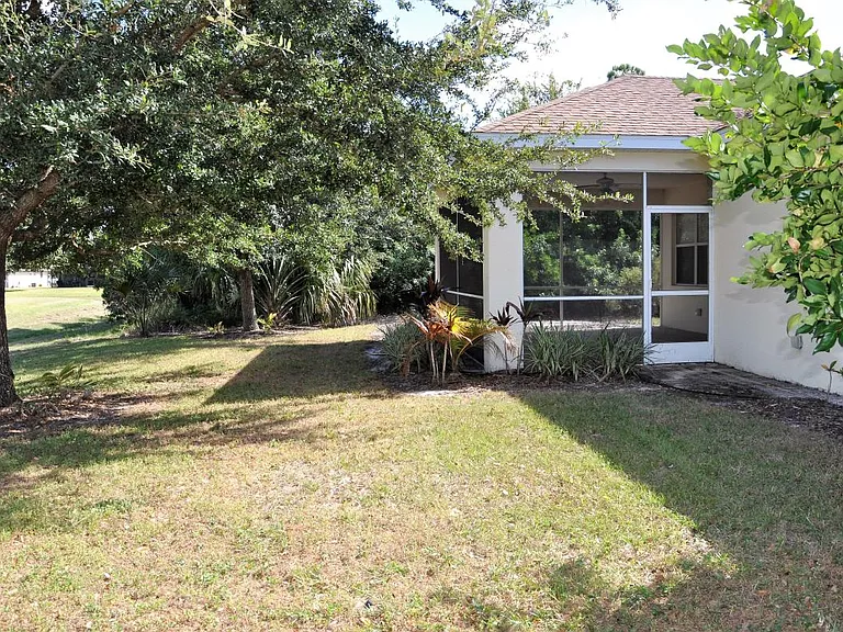 Backyard/Screened in Porch