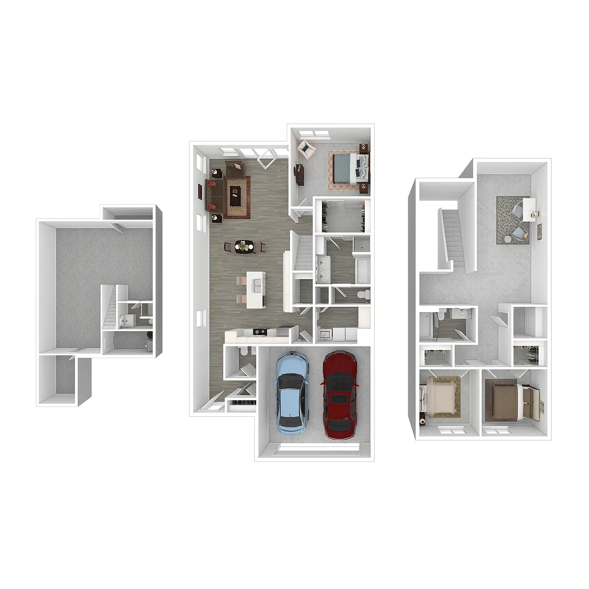 Floor plan A3 - Super Two Bedroom with Loft