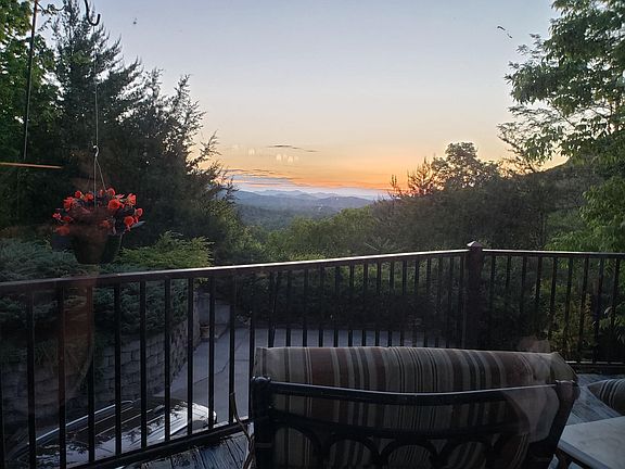 Sunrise view from the living room