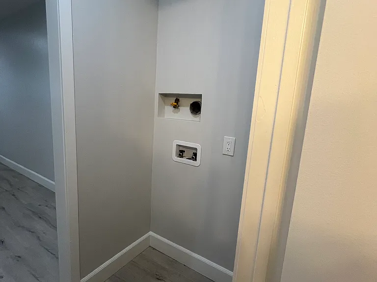 Washer and dryer coming before moving in.