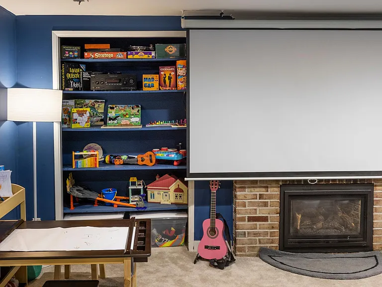 Basement game room / living room
