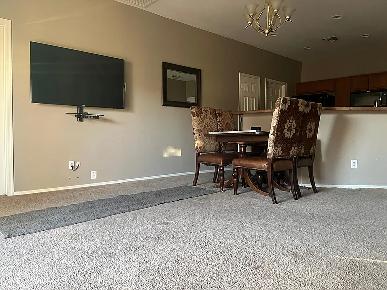 Open dining area