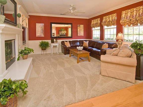 Family Room with custom built-ins