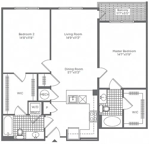 Floor plan C1M3