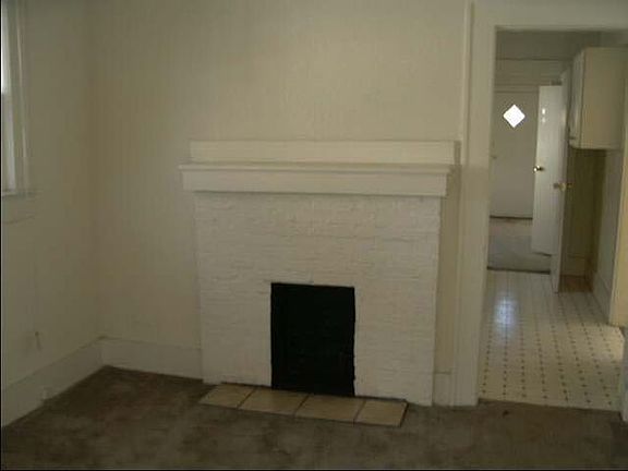 Living room with fireplace