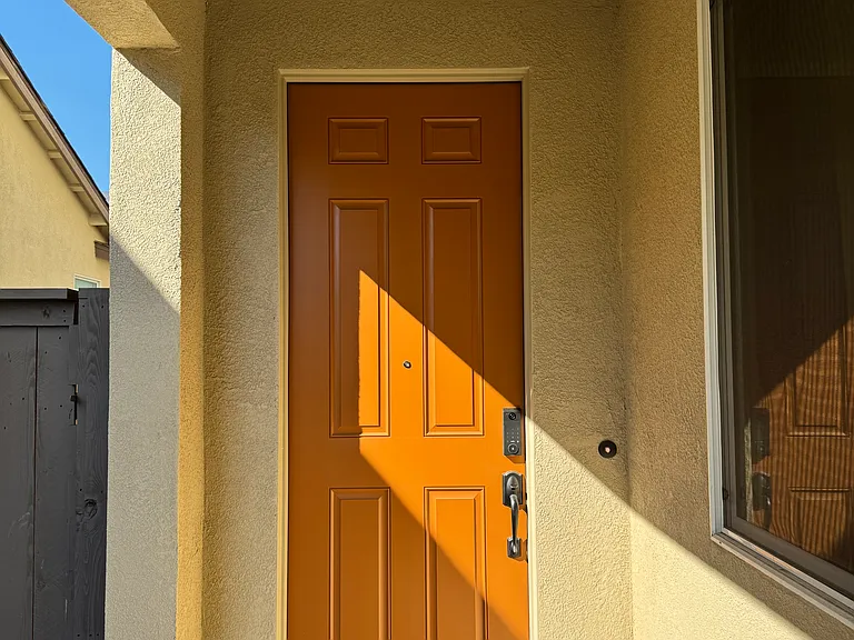 Another view of the front entrance door.
