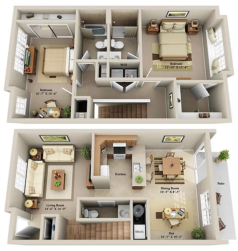Floor plan 2 TOWNHOME
