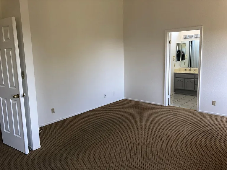 Master Bedroom (second half) with high ceiling