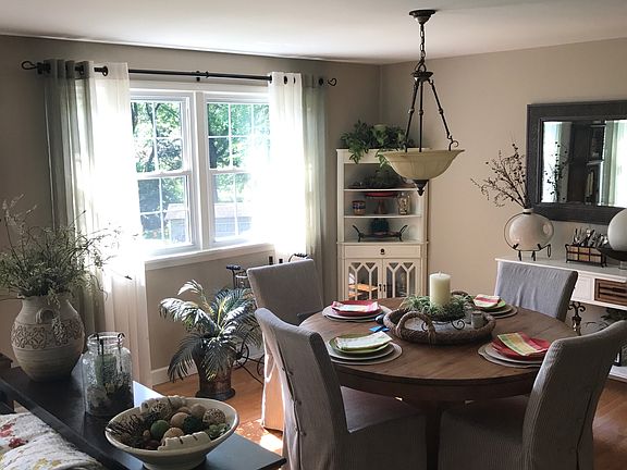 bright dining room