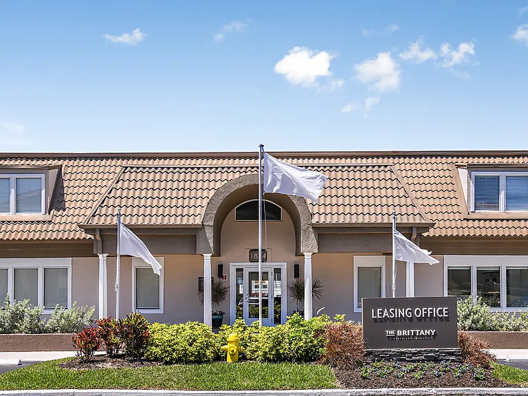 Leasing office entrance