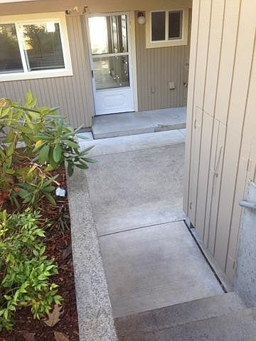 front entrance/patio