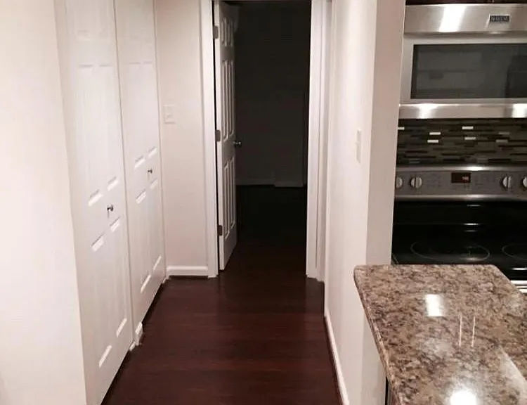 View to the bedroom.