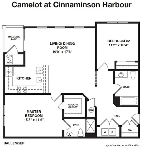 Floor plan Ballenger