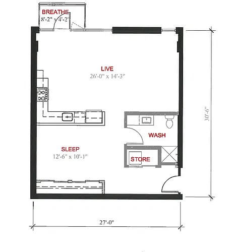 Floor plan A1