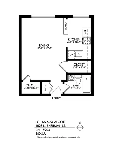 Floor plan Studio