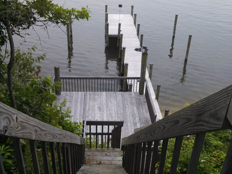Deck, and lighted dock