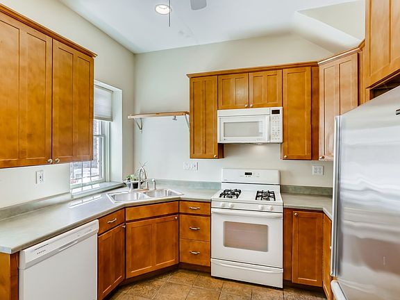 Kitchen ..opens to back 