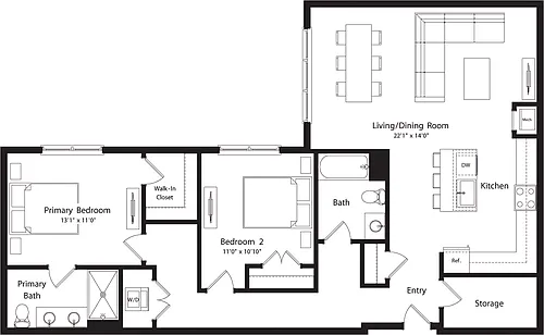Floor plan B8