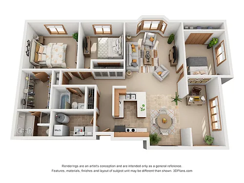 Floor plan Marseille