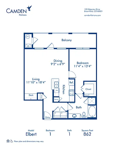 Floor plan Elbert