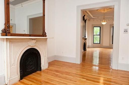 Dining area looking to living room
