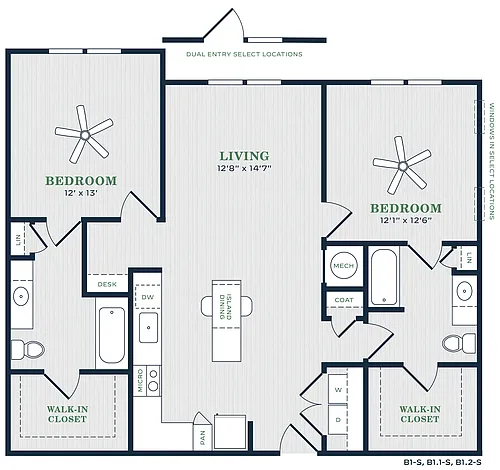 Floor plan B1a