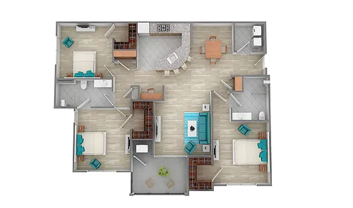 Floor plan C1R
