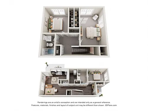 Floor plan 3 bed, 2 bath