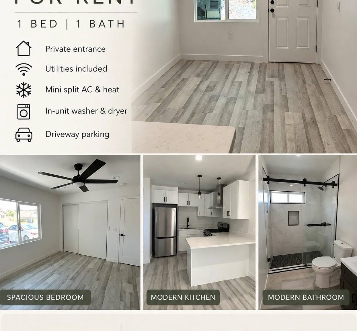 1 bed, 400 sqft, $1,995 — Photo 1