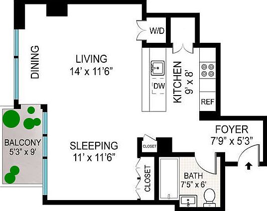 2nd image of 50 Franklin St APT 6B