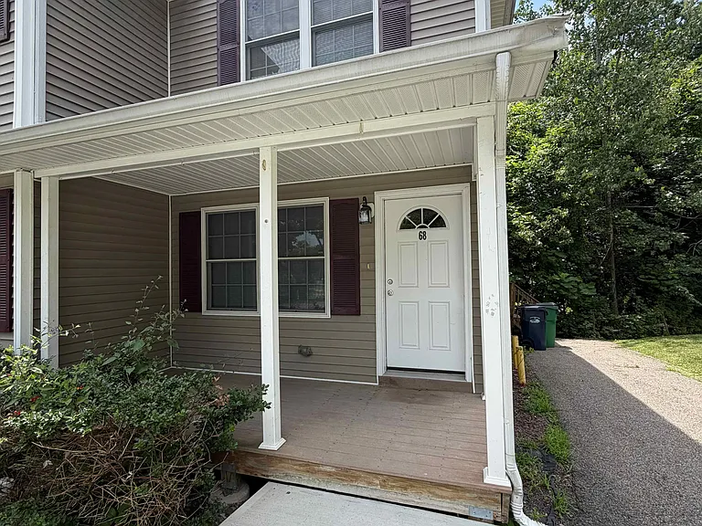 Front Door & Private Driveway