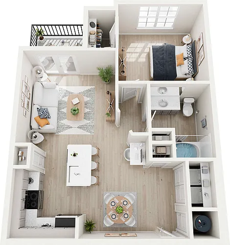Floor plan The Moore