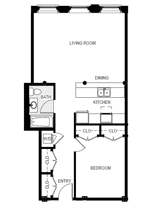 Floor plan 1B-B