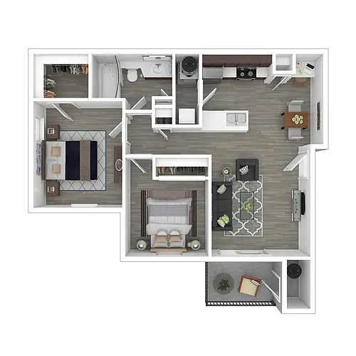Floor plan Phase 2-2x1-865- Partial Renovation