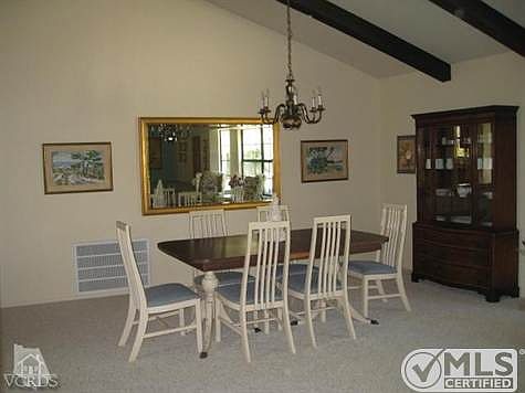 Formal dining area