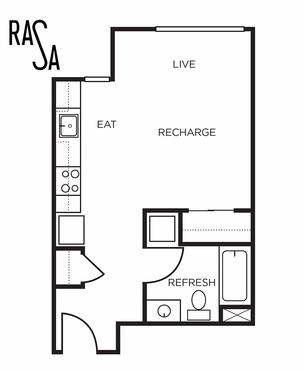 Floor plan Studio