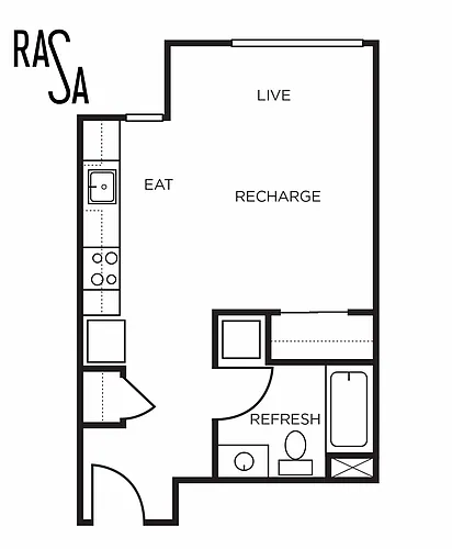 Floor plan Studio