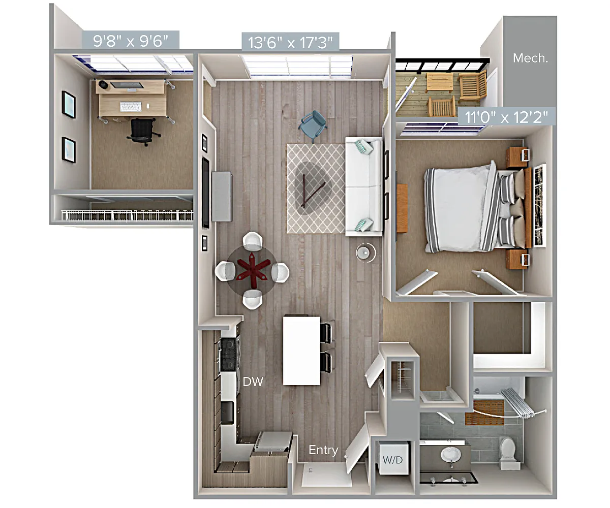 Floor plan A7D-889-U
