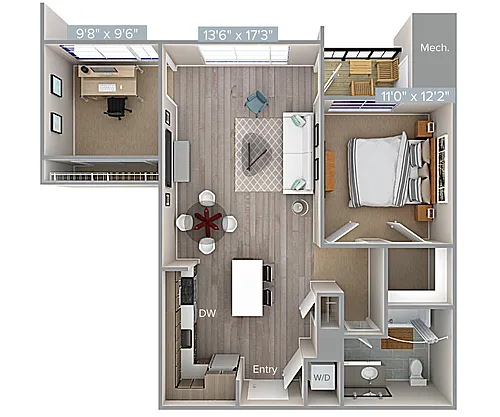 Floor plan A7D-889-U