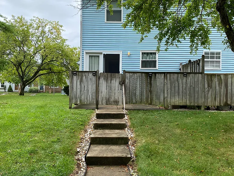 Back entrance from carport